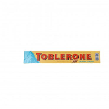 Xocolata Crunchy d'ametlles, 100 g. Toblerone