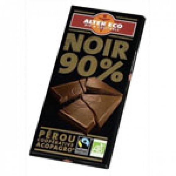 Xocolata negra 90 % BIO, 100 g. Alter Eco
