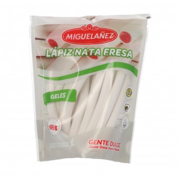 Llaminadures de nata amb forma de llapis, 165 g. Miguelañez