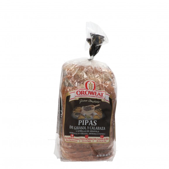 Pan con semillas de girasol y calabaza, 590 g. Oroweat