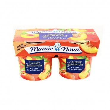 M.NOVA YOGUR MELOCOTON 150G X 2U.