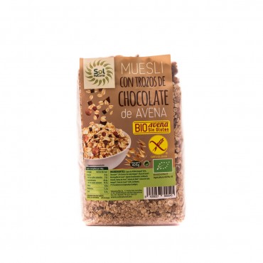 SOL N.MUESLI AVOINE CHOCO S/G 425G