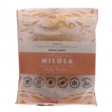 MILOLA COOKIE ZANAHORIA ESPACIADA 50G