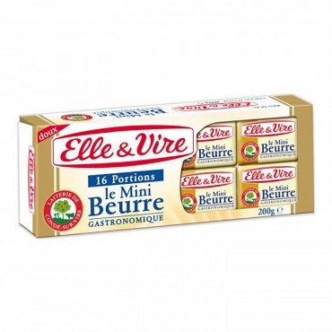 ELLE&VIRE MINI MANTEGA DOUX 82% 16U 200G