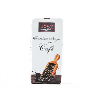 Chocolat noir au café, 125 g. 1857