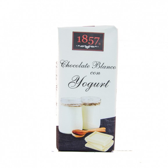 Xocolata blanca amb iogurt, 125 g. 1857