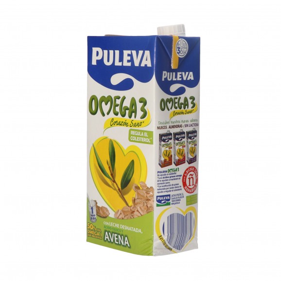 Leche con omega-3 y avena, 1 l. Puleva