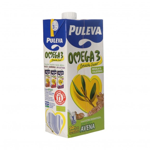Llet amb omega-3 i civada, 1 l. Puleva