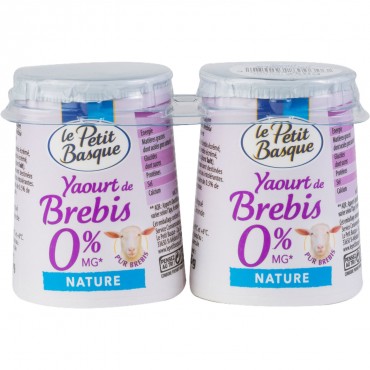 P.BASQUE YOGUR NAT.OVEJA BIO 125GX2U.