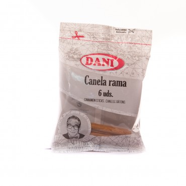 Canela en rama, 6 unidades. Dani