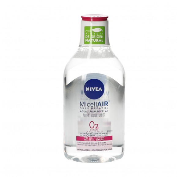 NIVEA AGUA MICELAR P/SECA SENSIBLE 400ML