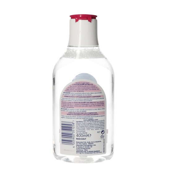 NIVEA AGUA MICELAR P/SECA SENSIBLE 400ML