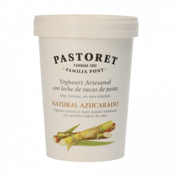 Iogurt natural ensucrat, 500 g. Pastoret