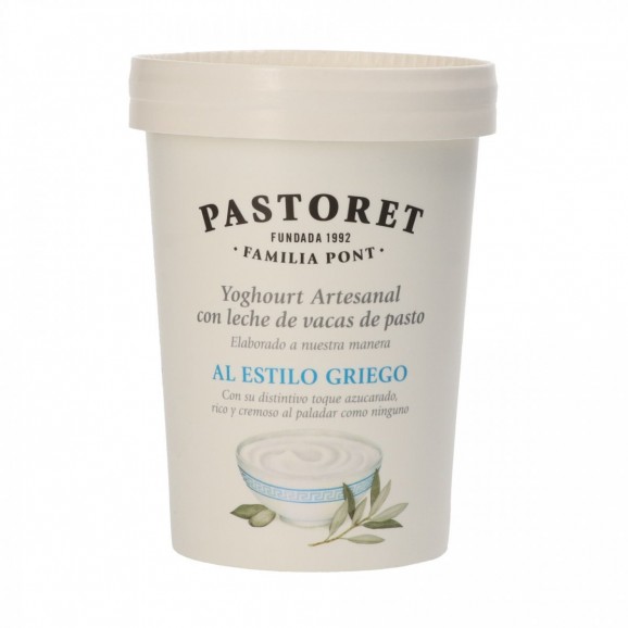 Yogur de melocotón y maracuyá, 500 g. Pastoret