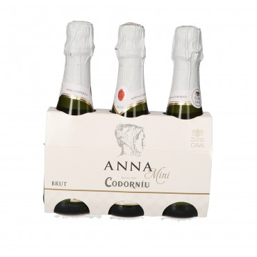 Cava, 3 unitats de 20 cl. Anna de Codorniu