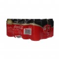 Boisson au cola zéro zéro en canette, 12 unités de 33 cl. Coca Cola