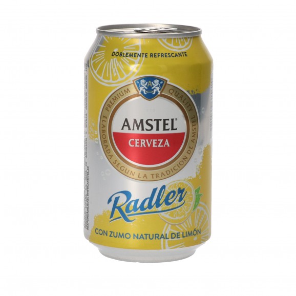 Cerveza con limón, 33 cl. Amstel Radler