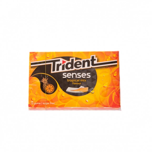 Xiclets tropical Senses, 23 g. Trident