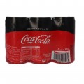 Boisson au cola en canette zéro, 6 unités de 20cl. Coca Cola