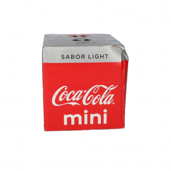Boisson au cola light en canette, 6 unités de 20cl. Coca Cola