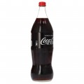 Refresco de cola en botella de cristal, 1 l. Coca Cola