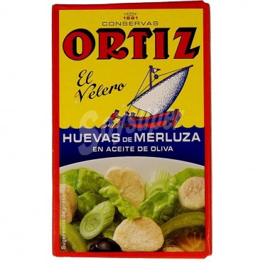 ORTIZ OEUFS MERLU HUILE D'OLIVE 110G
