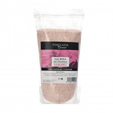 Sal extrafina rosa de l'Himàlaia, 1 kg. Perelada