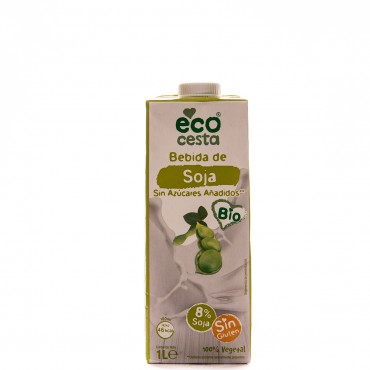 Beguda de soja sense sucre BIO, 1 l. Ecocesta