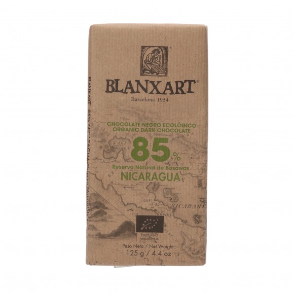 BLANXART NEGRE 85% ECO NICARAGUA 125G