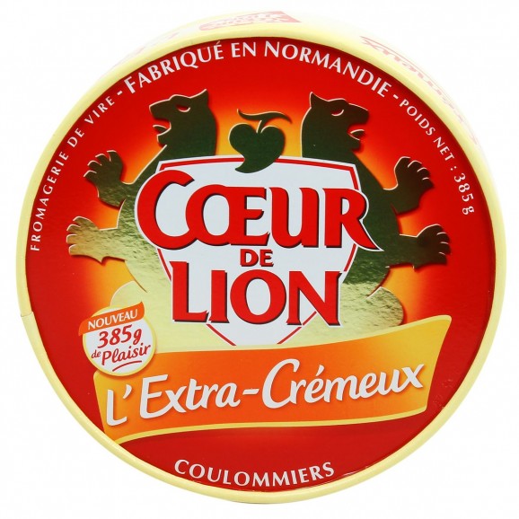 Formatge amb llet crua, 350 g. Cœur de Lion