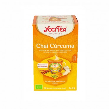 YOGI TEA CHAI CURCUMA 34G 17S