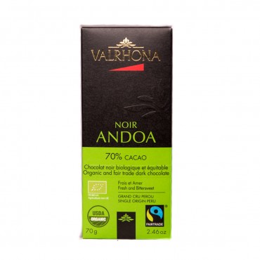 VALRHONA G.C.NEGRE ANDOA 70% BIO 70G