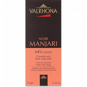 VALRHONA G.C.NOIR MANJARI 64% 70G