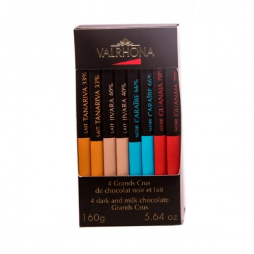 VALRHONA G.C.ASSORTIT 8 BARRETES 160G