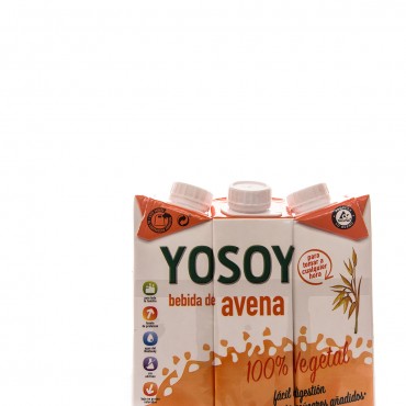 YOSOY BEBIDA AVENA 250ML X 3 U.