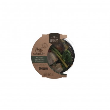 AMETLLER BACALAO QUINOA VERDURA 370G