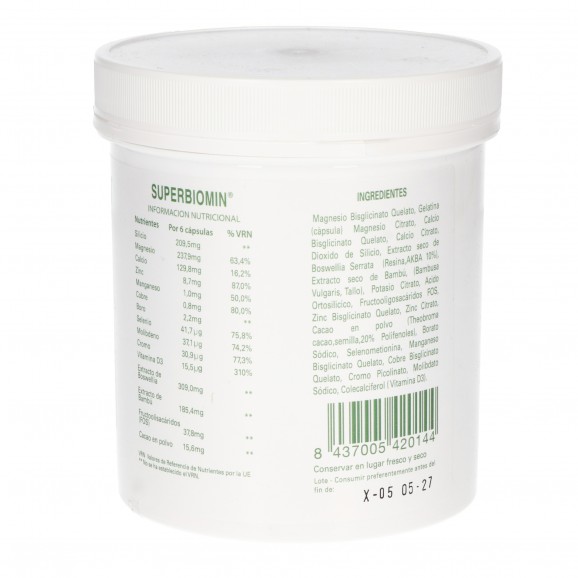 SUPERBIOMIN 425 CAPSULAS