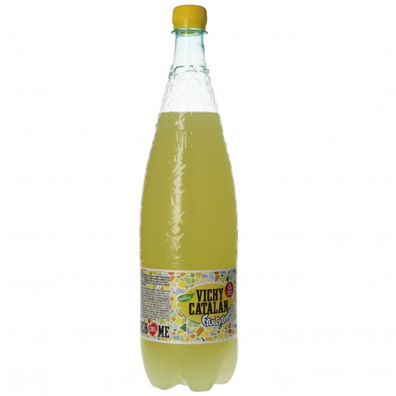 Agua con gas sabor limón, 1,2 l. Vichy Catalan