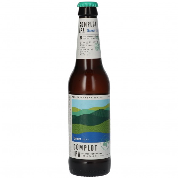 Cerveza complot IPA, 33 cl. Damm