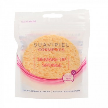 Esponja desmaquilladora, 2 unitats. Suavipiel Natural