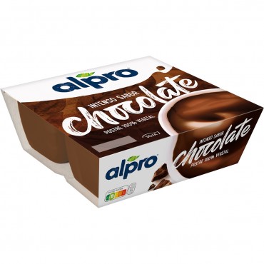 ALPRO SOJA CHOCOLATE NEGRO 125G X4U.