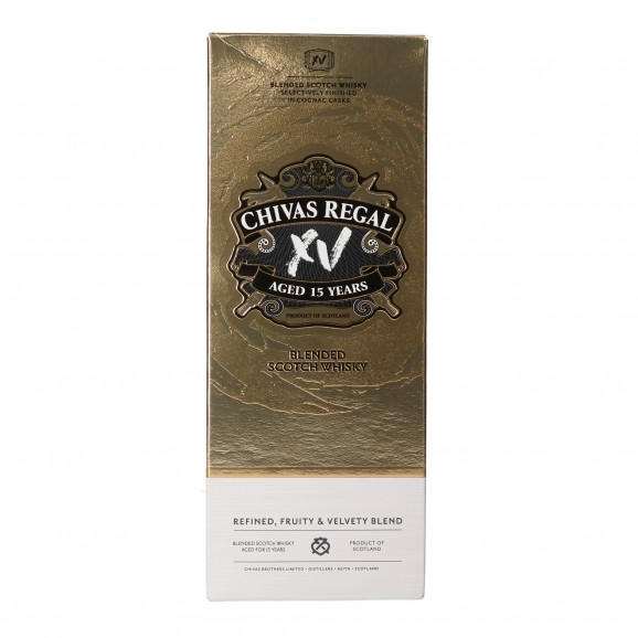 Whisky escocés de 15 años, 70 cl. Chivas