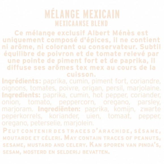 Mescla mexicana, 60 g. Albert Ménès