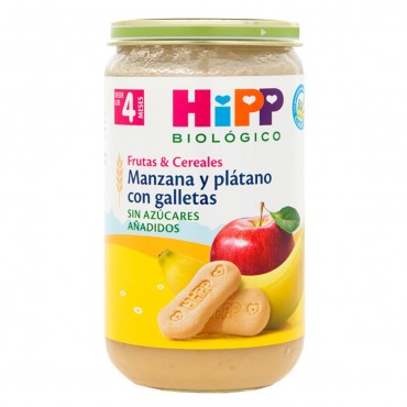 HIPP POMME BANANE BISCUIT 190G