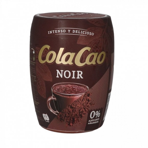 Chocolate negro en polvo soluble 0 % azúcar, 300 g. Cola Cao