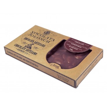 Xocolata amb llet i ametlles, 200 g. Jolonch