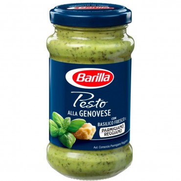 Salsa pesto a la genovesa, 190 g. Barilla