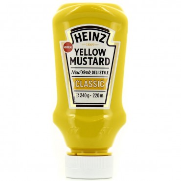 Moutarde américaine, 240 g. Heinz