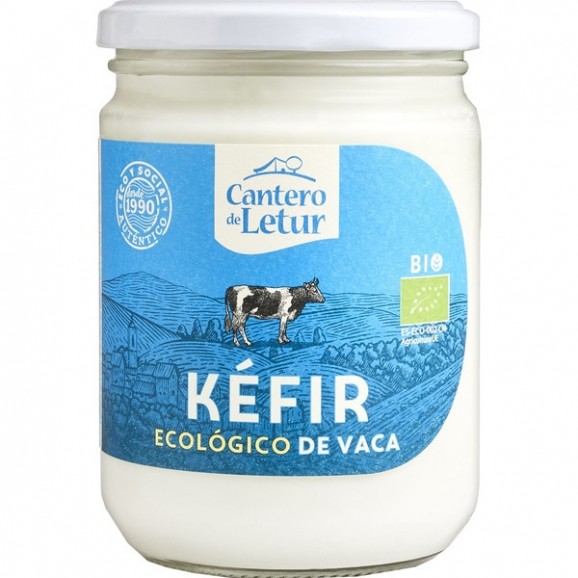 Kéfir de lait de vache BIO, 420 g. Cantero de Letur