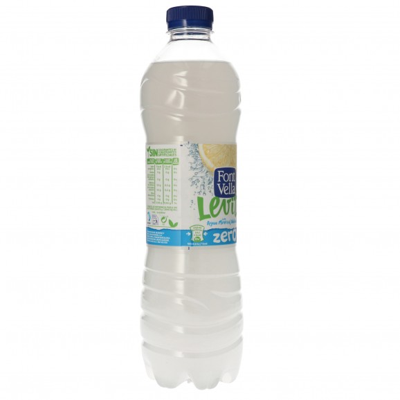 Agua sabor limón zero, 1,25 l. Font Vella